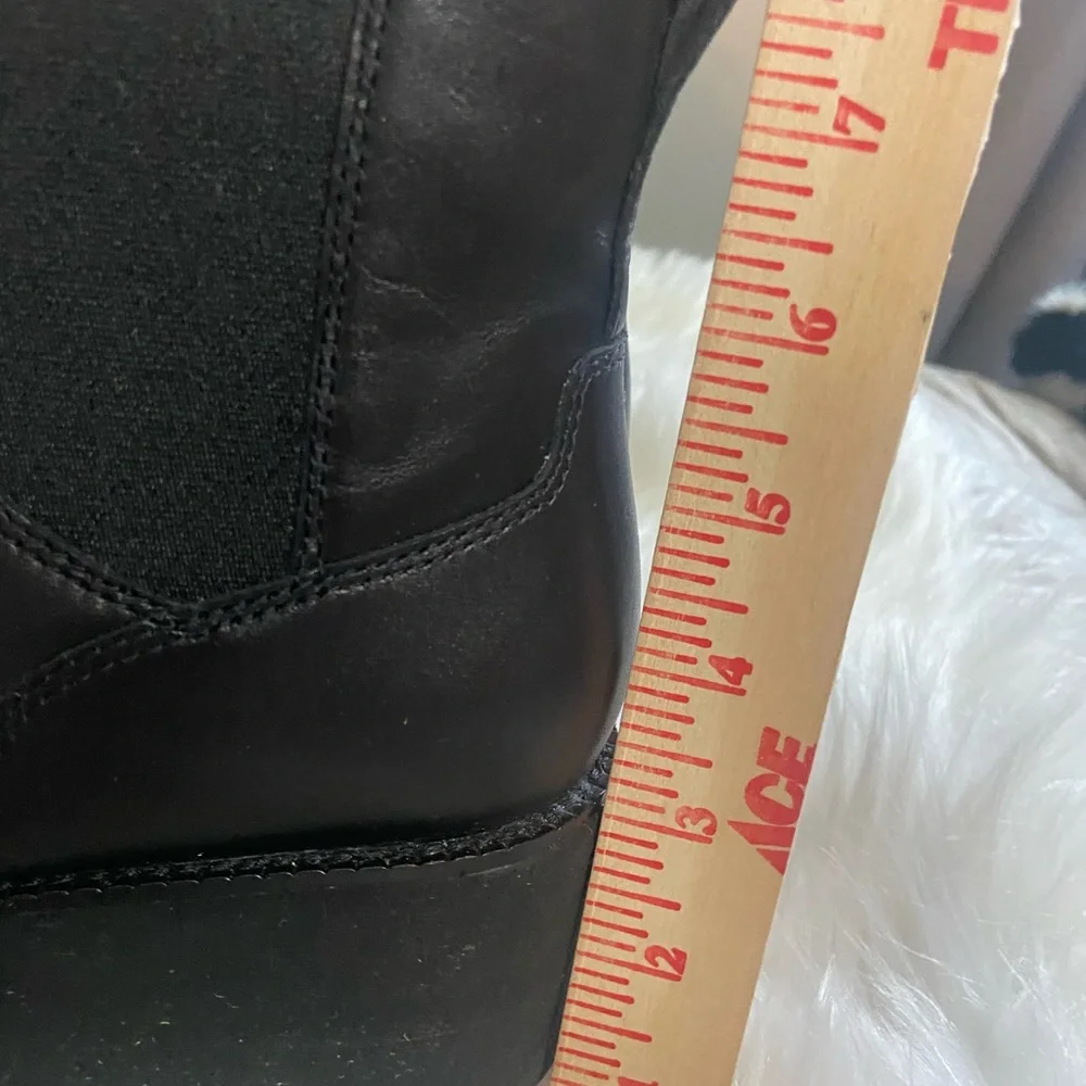 Cole Haan Zerogrand City Wedge waterproof Chelsea Black Ankle Booties Sz 8.5 - Picture 6 of 8